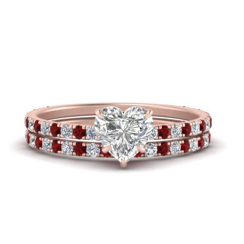 three-quarter-heart-shaped-diamond-gallery-bridal-ring-set-with-ruby-in-FD9168HTGRUDRANGLE3-NL-RG