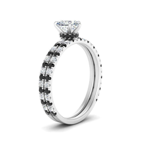 three-quarter-heart-shaped-gallery-bridal-ring-set-with-black-diamond-in-FD9168HTGBLACKANGLE3-NL-WG