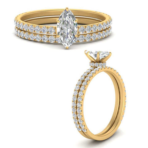 three-quarter-marquise-cut-diamond-gallery-bridal-ring-set-in-FD9168MQANGLE3-NL-YG
