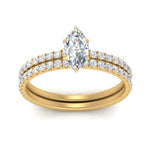 Load image into Gallery viewer, three-quarter-marquise-cut-diamond-gallery-bridal-ring-set-in-FD9168MQANGLE3-NL-YG
