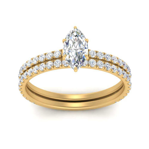 three-quarter-marquise-cut-diamond-gallery-bridal-ring-set-in-FD9168MQANGLE3-NL-YG
