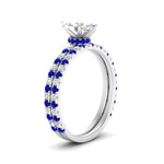 Load image into Gallery viewer, three-quarter-marquise-cut-diamond-gallery-bridal-ring-set-with-sapphire-in-FD9168MQGSABLANGLE3-NL-WG
