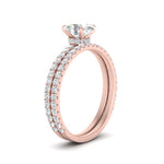 Load image into Gallery viewer, three-quarter-oval-shaped-diamond-gallery-bridal-ring-set-in-FD9168OVANGLE3-NL-RG
