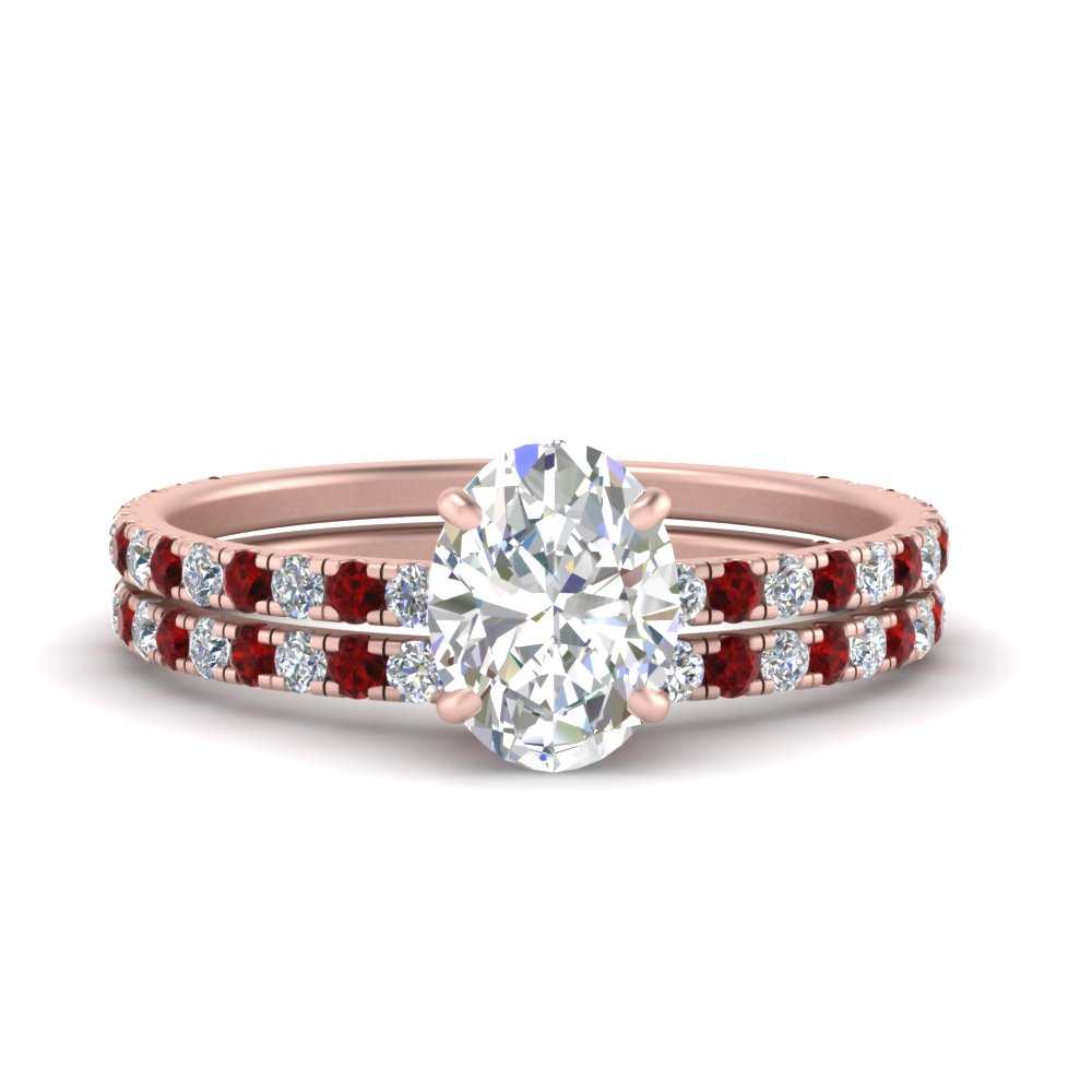 three-quarter-oval-shaped-diamond-gallery-bridal-ring-set-with-ruby-in-FD9168OVGRUDRANGLE3-NL-RG