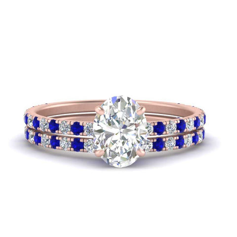three-quarter-oval-shaped-diamond-gallery-bridal-ring-set-with-sapphire-in-FD9168OVGSABLANGLE3-NL-RG