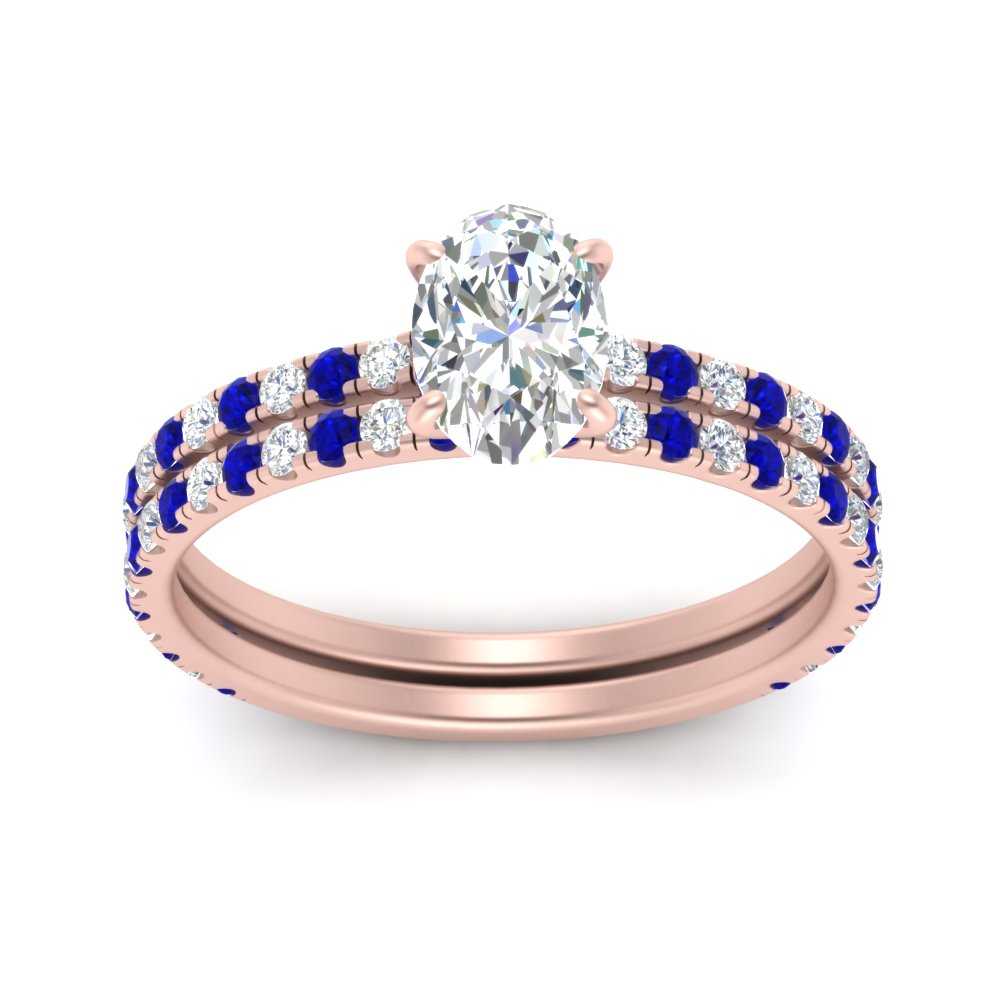 three-quarter-oval-shaped-diamond-gallery-bridal-ring-set-with-sapphire-in-FD9168OVGSABLANGLE3-NL-RG