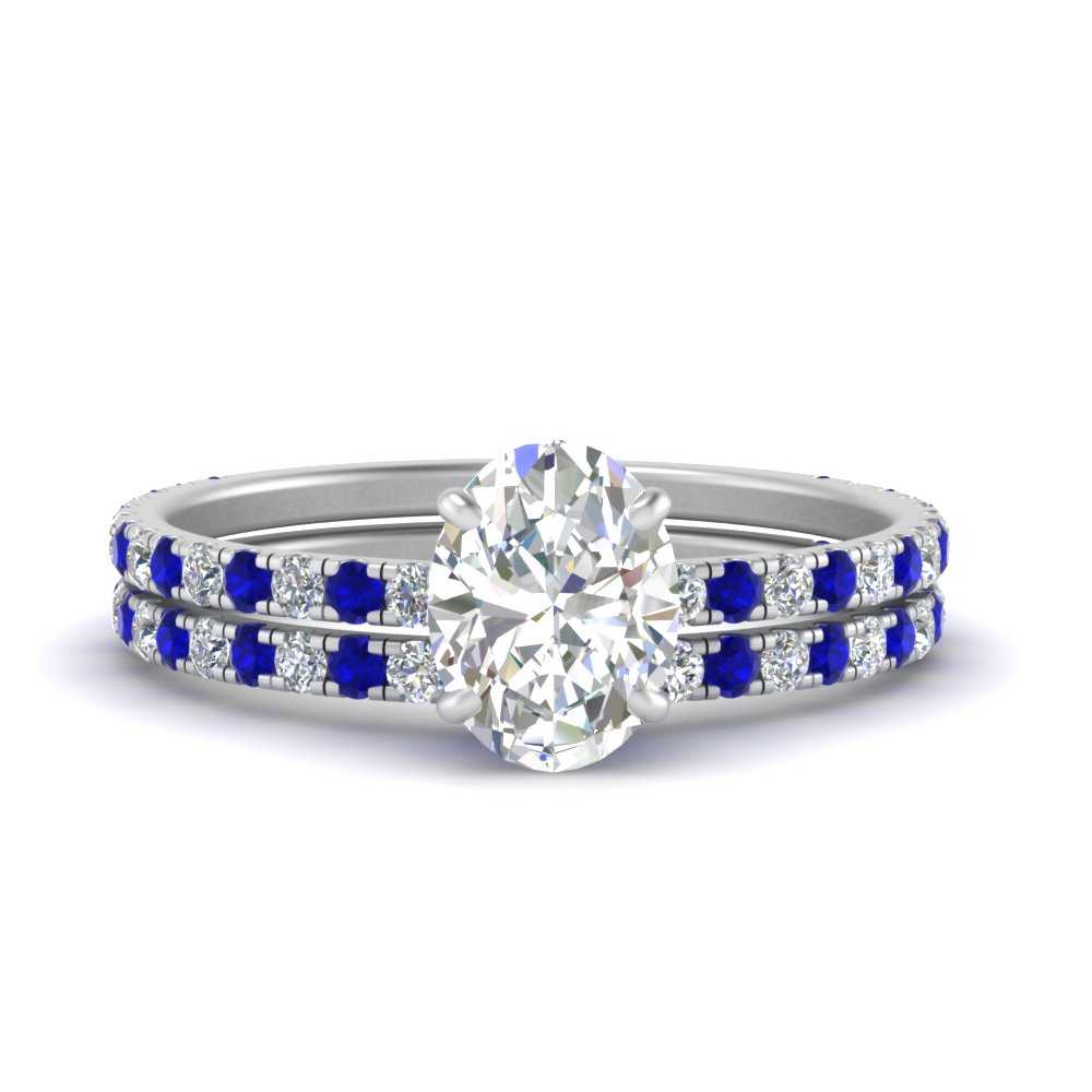 three-quarter-oval-shaped-diamond-gallery-bridal-ring-set-with-sapphire-in-FD9168OVGSABLANGLE3-NL-WG