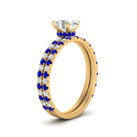 three-quarter-oval-shaped-diamond-gallery-bridal-ring-set-with-sapphire-in-FD9168OVGSABLANGLE3-NL-YG