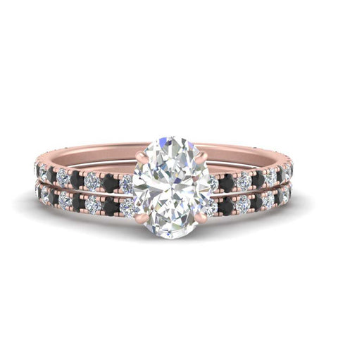 three-quarter-oval-shaped-gallery-bridal-ring-set-with-black-diamond-in-FD9168OVGBLACKANGLE3-NL-RG