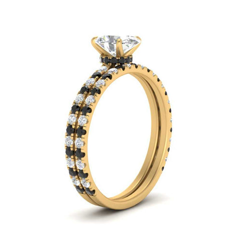 three-quarter-oval-shaped-gallery-bridal-ring-set-with-black-diamond-in-FD9168OVGBLACKANGLE3-NL-YG