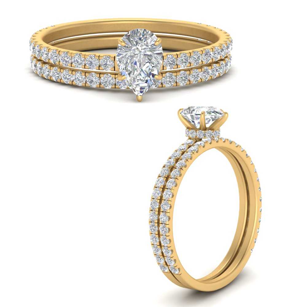 three-quarter-pear-shaped-diamond-gallery-bridal-ring-set-in-FD9168PEANGLE3-NL-YG