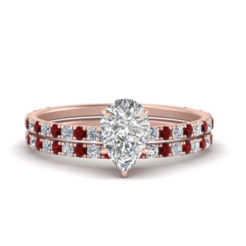 three-quarter-pear-shaped-diamond-gallery-bridal-ring-set-with-ruby-in-FD9168PEGRUDRANGLE3-NL-RG