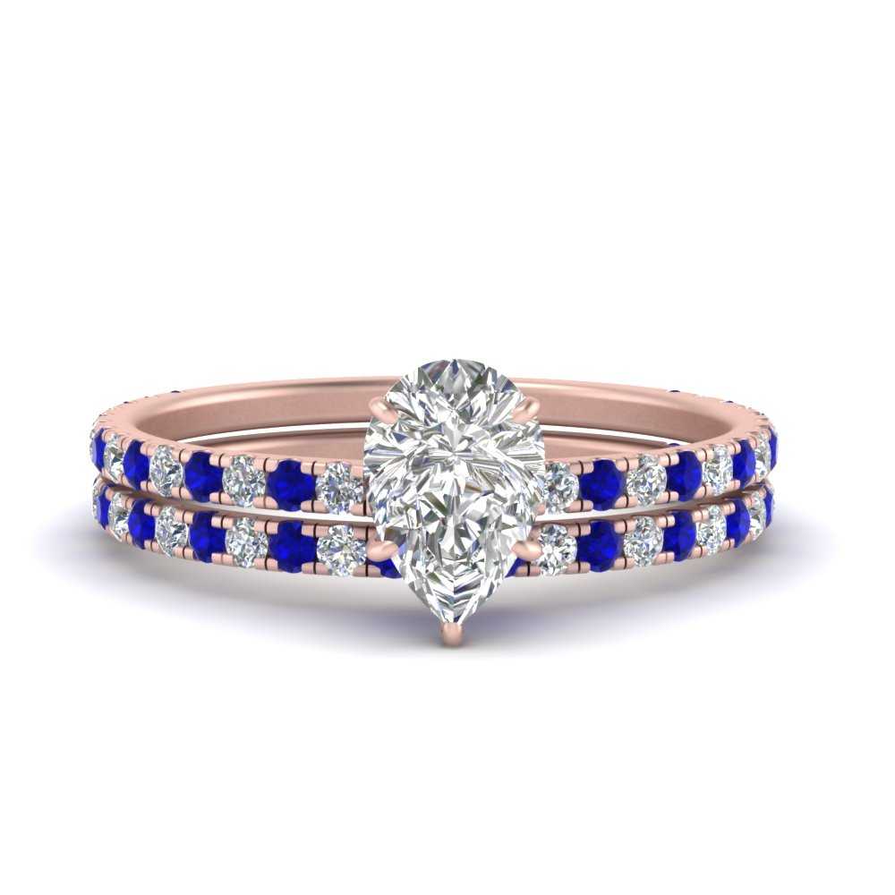 three-quarter-pear-shaped-diamond-gallery-bridal-ring-set-with-sapphire-in-FD9168PEGSABLANGLE3-NL-RG