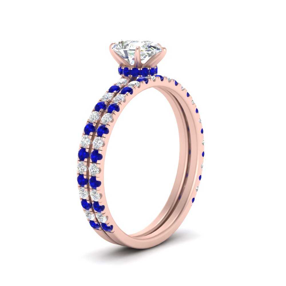 three-quarter-pear-shaped-diamond-gallery-bridal-ring-set-with-sapphire-in-FD9168PEGSABLANGLE3-NL-RG
