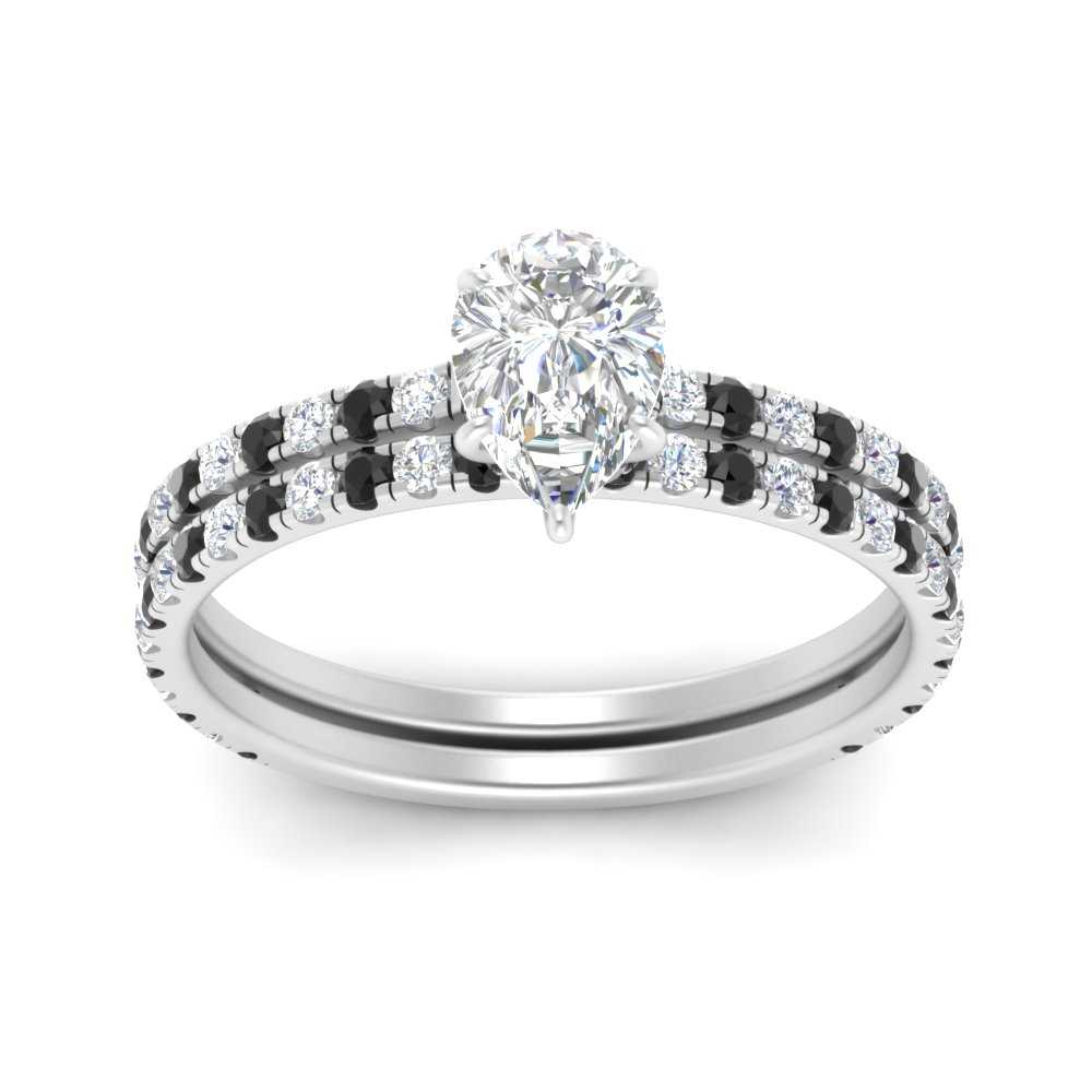 three-quarter-pear-shaped-gallery-bridal-ring-set-with-black-diamond-in-FD9168PEGBLACKANGLE3-NL-WG