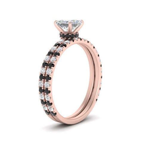 three-quarter-princess-cut-gallery-bridal-ring-set-with-black-diamond-in-FD9168PRGBLACKANGLE3-NL-RG