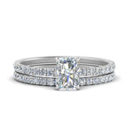 Load image into Gallery viewer, three-quarter-radiant-cut-diamond-gallery-bridal-ring-set-in-FD9168RAANGLE3-NL-WG
