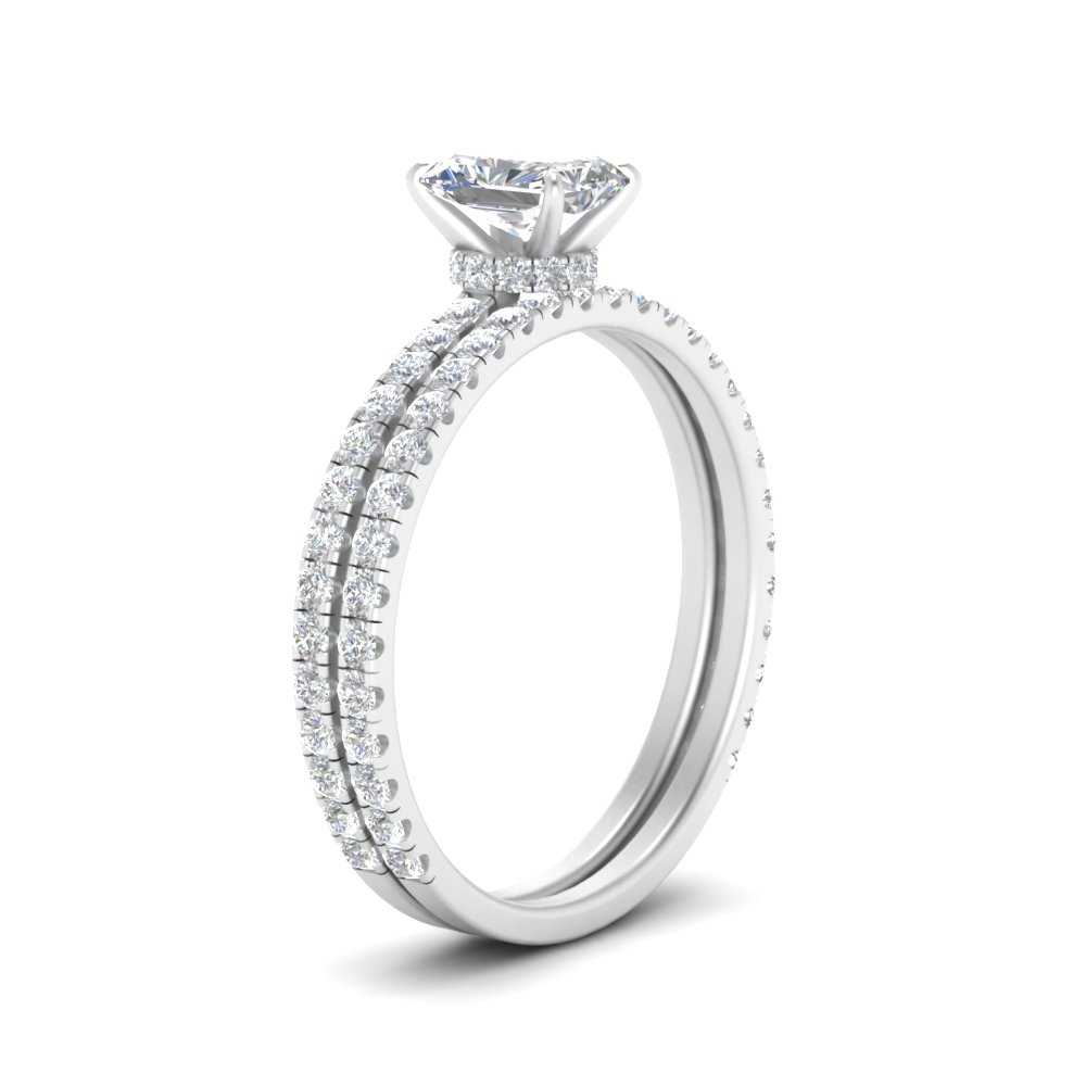 three-quarter-radiant-cut-diamond-gallery-bridal-ring-set-in-FD9168RAANGLE3-NL-WG