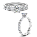 Load image into Gallery viewer, three-quarter-radiant-cut-diamond-gallery-bridal-ring-set-in-FD9168RAANGLE3-NL-WG
