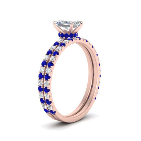 three-quarter-radiant-cut-diamond-gallery-bridal-ring-set-with-sapphire-in-FD9168RAGSABLANGLE3-NL-RG