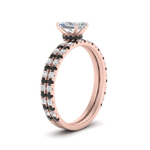 three-quarter-radiant-cut-gallery-bridal-ring-set-with-black-diamond-in-FD9168RAGBLACKANGLE3-NL-RG