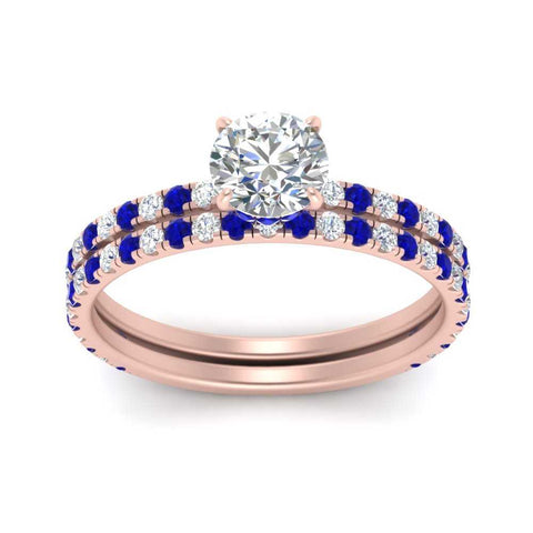 three-quarter-round-cut-diamond-gallery-bridal-ring-set-with-sapphire-in-FD9168ROGSABLANGLE3-NL-RG
