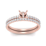 Load image into Gallery viewer, three-quarter-semi-mount-diamond-gallery-bridal-ring-set-in-FD9168SMANGLE3-NL-RG
