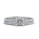 Load image into Gallery viewer, three-quarter-semi-mount-diamond-gallery-bridal-ring-set-in-FD9168SMANGLE3-NL-WG
