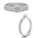Load image into Gallery viewer, three-quarter-semi-mount-diamond-gallery-bridal-ring-set-in-FD9168SMANGLE3-NL-WG
