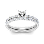 Load image into Gallery viewer, three-quarter-semi-mount-diamond-gallery-bridal-ring-set-in-FD9168SMANGLE3-NL-WG
