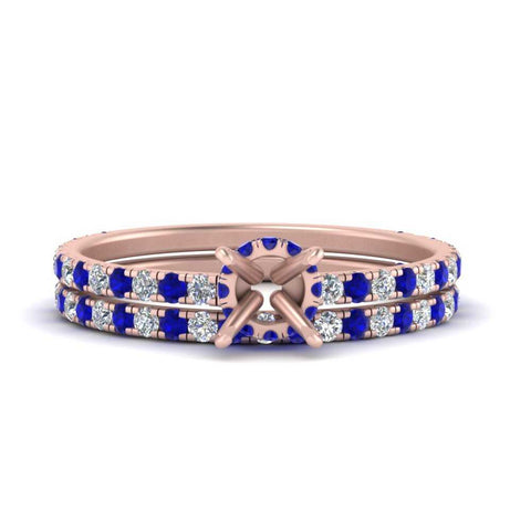 three-quarter-semi-mount-diamond-gallery-bridal-ring-set-with-sapphire-in-FD9168SMGSABLANGLE3-NL-RG