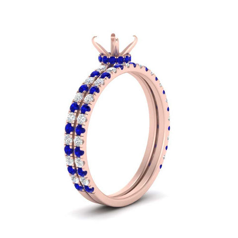 three-quarter-semi-mount-diamond-gallery-bridal-ring-set-with-sapphire-in-FD9168SMGSABLANGLE3-NL-RG