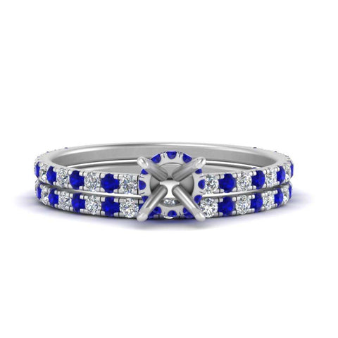 three-quarter-semi-mount-diamond-gallery-bridal-ring-set-with-sapphire-in-FD9168SMGSABLANGLE3-NL-WG