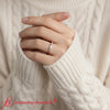 Load image into Gallery viewer, three-stone-baguette-diamond-band-rose-gold-fdens100b-model