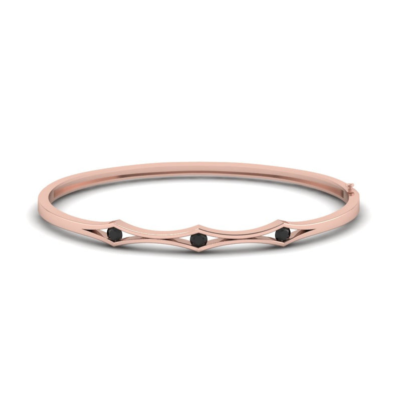 3 Stone Bracelet Bangle For Women