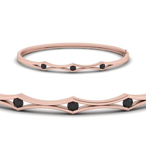 3 Stone Bracelet Bangle For Women