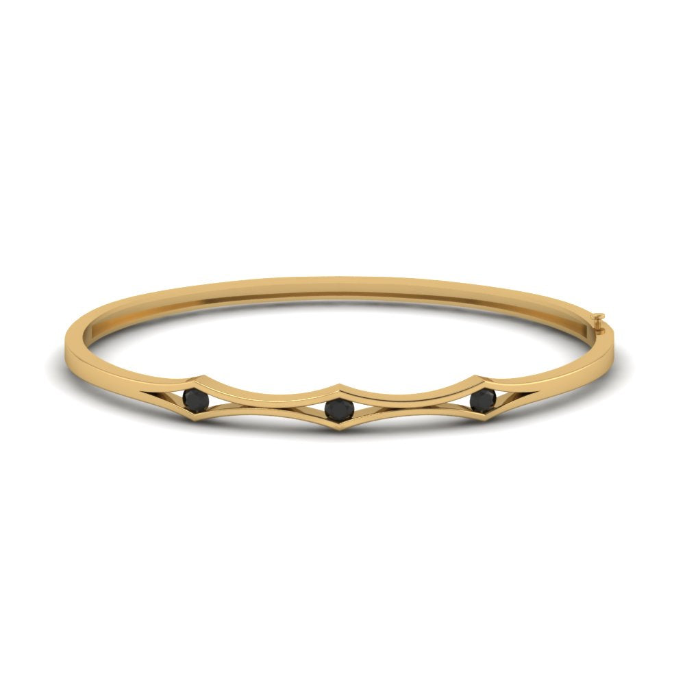 3 Stone Bracelet Bangle For Women