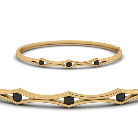 3 Stone Bracelet Bangle For Women