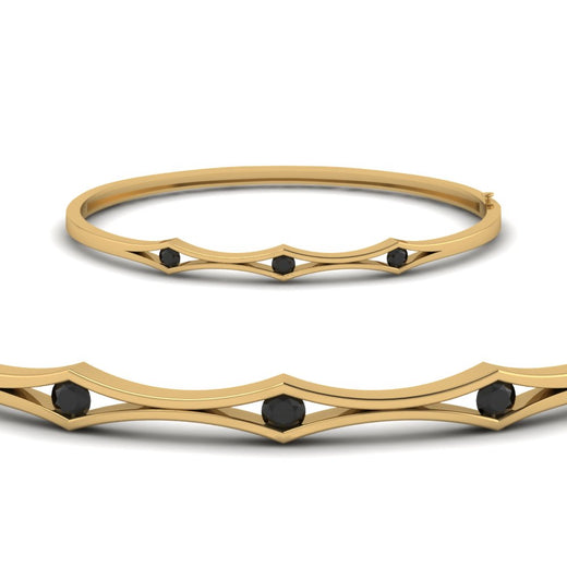 3 Stone Bracelet Bangle For Women