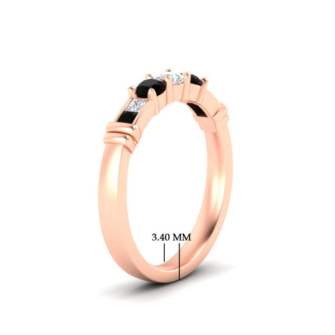 Three Stone Channel Set Diamond Ring