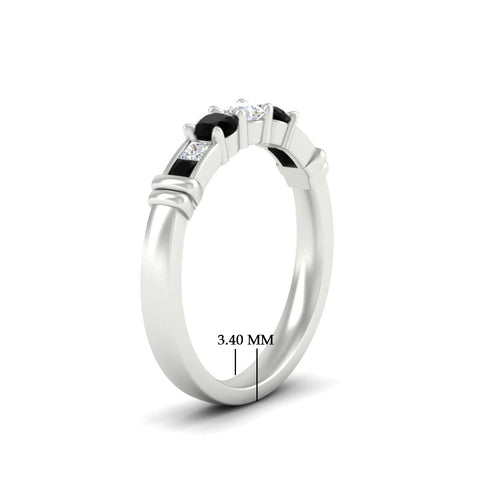 Three Stone Channel Set Diamond Ring