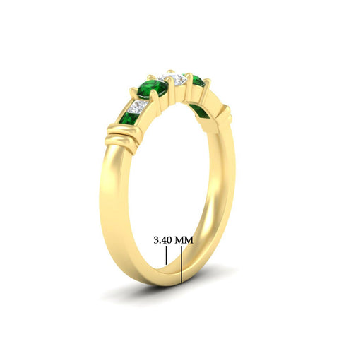 Three Stone Channel Set Diamond Ring