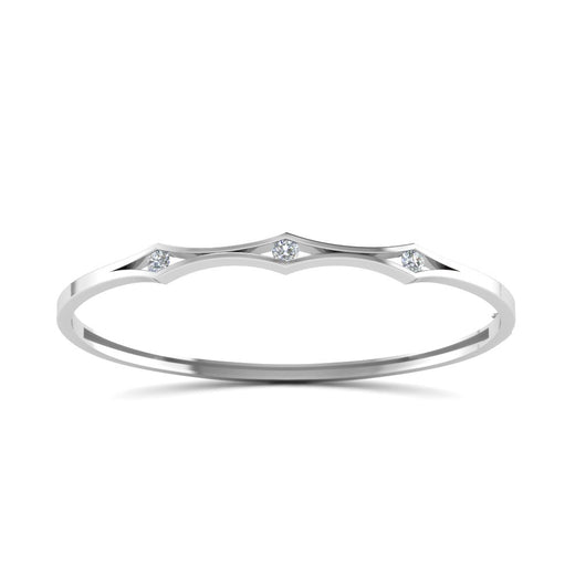 3 Stone Bracelet Bangle For Women