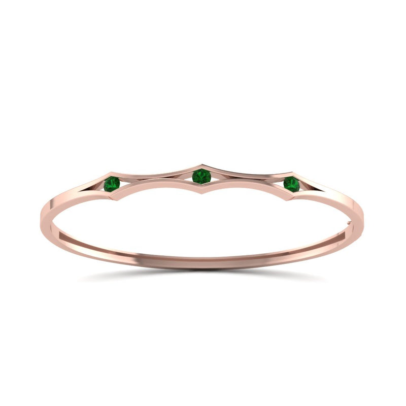 3 Stone Bracelet Bangle For Women