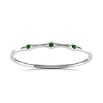 Load image into Gallery viewer, 3 Stone Bracelet Bangle For Women
