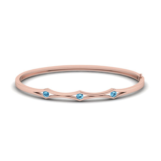 3 Stone Bracelet Bangle For Women