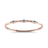Load image into Gallery viewer, 3 Stone Bracelet Bangle For Women