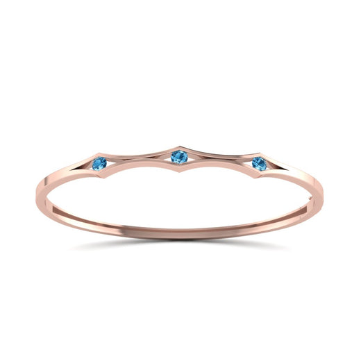 3 Stone Bracelet Bangle For Women