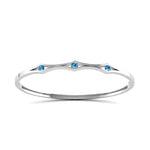 Load image into Gallery viewer, 3 Stone Bracelet Bangle For Women
