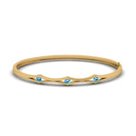 Load image into Gallery viewer, 3 Stone Bracelet Bangle For Women
